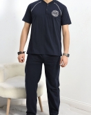 Erkek Pijama Takımı Lacivert - 40460.1838.