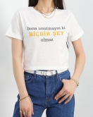 Baskılı Tişört Ekru1 - 40494.1720.
