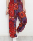Cepli Şalvar Pantolon Kırmızıdesenli - 50313.1059.