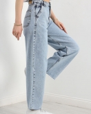Kesik Paça Baggy Kot Pantolon Karyıkama - 30388.1975.