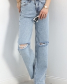 Wide Leg Kot Pantolon Buzmavi - 30377.1975.