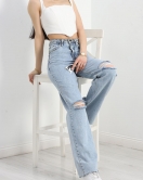 Wide Leg Kot Pantolon Buzmavi - 30377.1975.