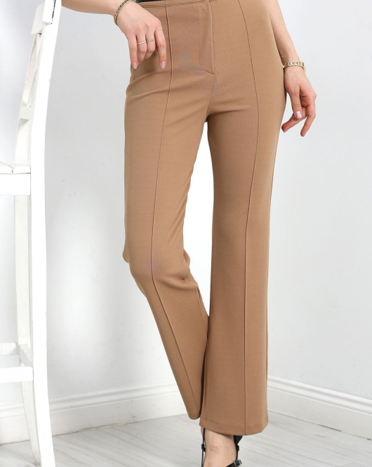 Çımalı Zra Krep Pantolon Vizon - 24234.683.