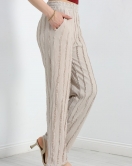 Bürümcük Bol Paça Pantolon Vizon - 30355.1837.
