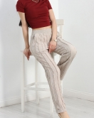 Bürümcük Bol Paça Pantolon Vizon - 30355.1837.