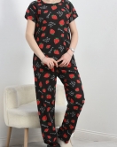 Alt Üst Aynı Pijama Takımı Siyahçilek - 50079.1857.