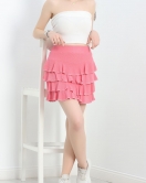 Kat Kat Bürümcük Mini Etek Pembe - 40616.1977.