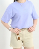Baskılı Oversize Tişört Bebemavi - 22617.1878.