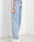 Carpenter Detaylı Baggy Kot Pantolon Karyıkama - 30482.1975.