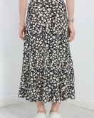 Desenli Midi Etek Siyah - 40428.1355.