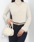 Drape Detay İspanyol Kol Bluz Krem - 40288.1949.