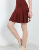 Şortlu Etek Bordo - 50356.316.