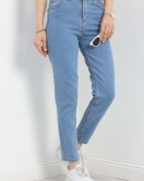 Dar Paça Kot Pantolon Açıkmavi - 30488.1966.
