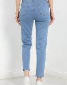 Dar Paça Kot Pantolon Açıkmavi - 30488.1966.