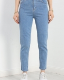 Dar Paça Kot Pantolon Açıkmavi - 30488.1966.