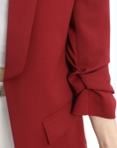 Astarlı Blazer Ceket Bordo - 30442.1353.