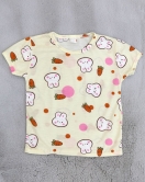 4-13 Yaş Kız Çocuk Pijama Takımı Krempembe - 411.1287.