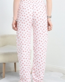 Desenli Süprem Pijama Altı Beyazçiçek - 70070.1952.