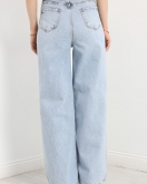 Wide Leg Kot Pantolon Buzmavi - 30535.1975.