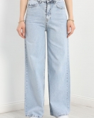 Wide Leg Kot Pantolon Buzmavi - 30535.1975.