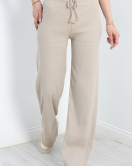 Kaşkorse Bol Paça Pantolon Bej - 40242.1748.