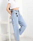 Carpenter Detay Baggy Kot Pantolon Buzmavi - 40701.1975.