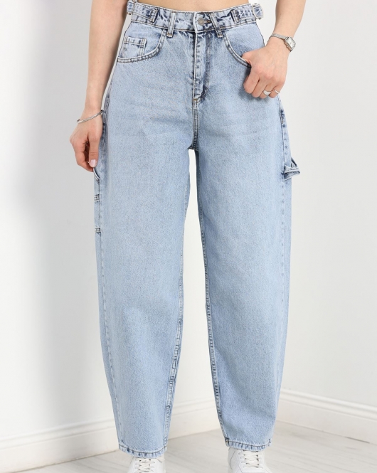 Carpenter Detay Baggy Kot Pantolon Buzmavi - 40701.1975.