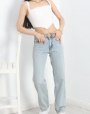Straight Kot Pantolon Mavitint - 40697.1975.