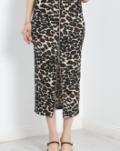 Fermuarlı Etek Leopar - 40476.1247.