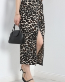 Fermuarlı Etek Leopar - 40476.1247.