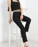 Bel Lastikli Pantolon Siyah - 6002.1247.