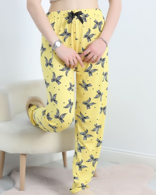 Milan Kumaş Pijama Altı Sarısiyah - 50384.1929.