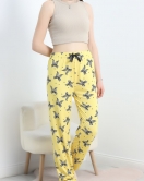 Milan Kumaş Pijama Altı Sarısiyah - 50384.1929.