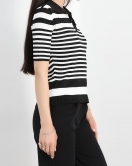 Çizgili Triko Body Siyah - 40832.1247.
