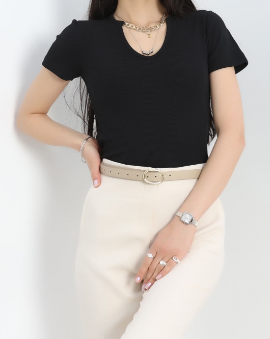 Aksesuarlı Kaşkorse Body Siyah - 70052.599.