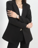 Astarlı Blazer Ceket Siyah - 40524.1986.