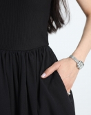 A Kesim Maxi Elbise Siyah - 40690.1247.