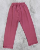 6-10 Yaş Ayrobin Kumaş Lastikli Pantolon Gülkurusu - 30397.904.