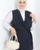 Astarlı Blazer Yelek Lacivert - 40523.1986.
