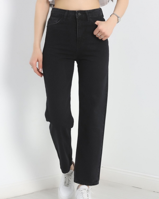 Straight Kot Pantolon Siyah - 30542.1975.