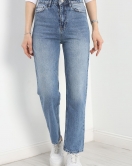Straight Fit Kot Pantolon Mavi - 30539.1975.