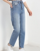 Straight Fit Kot Pantolon Mavi - 30539.1975.