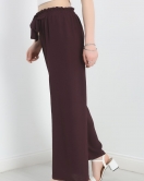 Ayrobin Kumaş Lastikli Pantolon Mor - 30406.904.