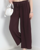 Ayrobin Kumaş Lastikli Pantolon Mor - 30406.904.