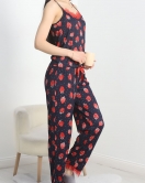İp Askılı Pegasus Pijama Takımı Siyah - 70456.1889.