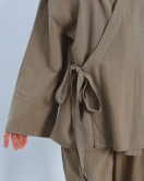 Asimetrik Kimono Takım Vizon - 70153.2000.
