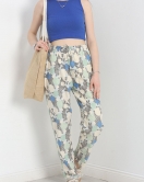 Desenli Dokuma Pantolon Mintçiçek - 70046.1837.