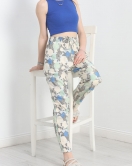 Desenli Dokuma Pantolon Mintçiçek - 70046.1837.