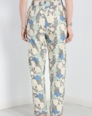Desenli Dokuma Pantolon Mintçiçek - 70046.1837.