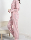 Çizgili Pijama Takımı Pembe - 70111.1902.